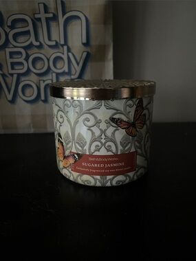 Bath & Body Works Sugar Jasmine 3 wick candle
